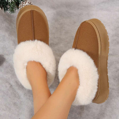 Cozy Women's Suede Shearling Ankle Moccasin Boots with Memory Foam for Ultimate Comfort