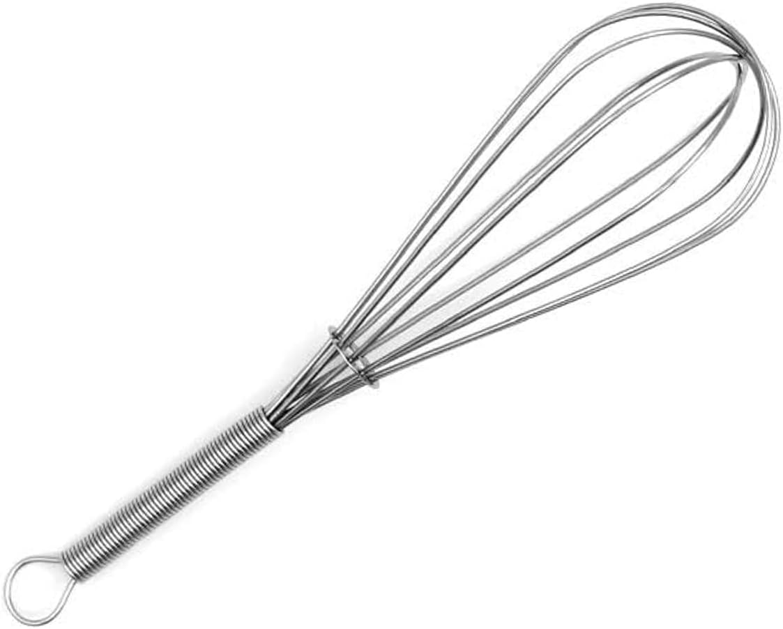 Classic Balloon Whisk, 8", Stainless Steel Balloon Wire Whisk, for Kitchen, Blending, Cooking, Eggs CA Ticaret