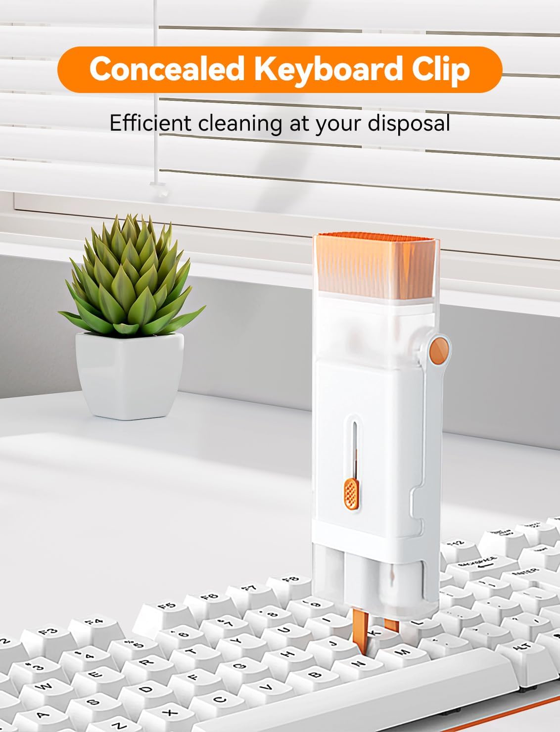 8-in-1 Cleaning Kit: Versatile Keyboard Cleaner with Phone Stand, Brush, and Pen for AirPods Pro, Laptops, Phones, Monitors, and Camera Lenses