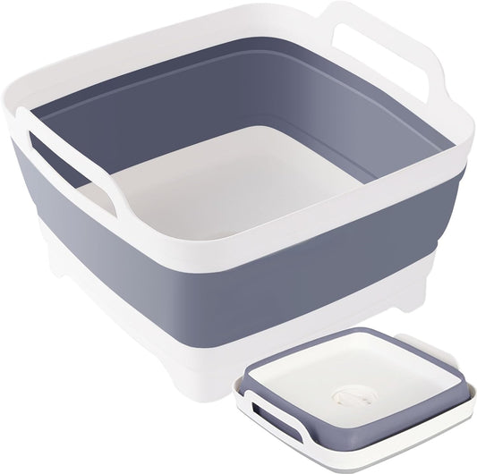 Collapsible Washing Up Bowl, Dish Tub, Portable Sink, Perfect for Camping or BBQ, 9L CA Ticaret