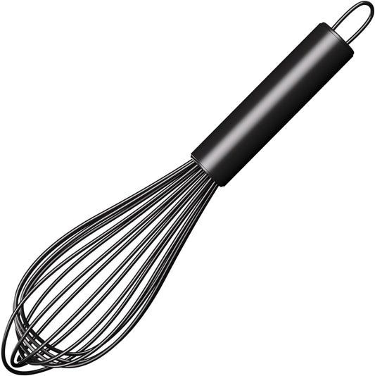 Whisks, Stainless Steel Heat Resistant Whisks, Mini Balloon Egg Beater for Stirring (11"L x 2.22"W) CA Ticaret