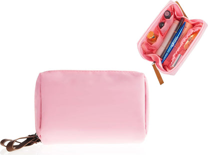 Pink Mini Makeup Bag, Portable & Waterproof Cosmetic Bag, Perfect for Traveling