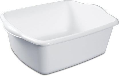 White Washing Up Bowl, Plastic, 12 QT CA Ticaret