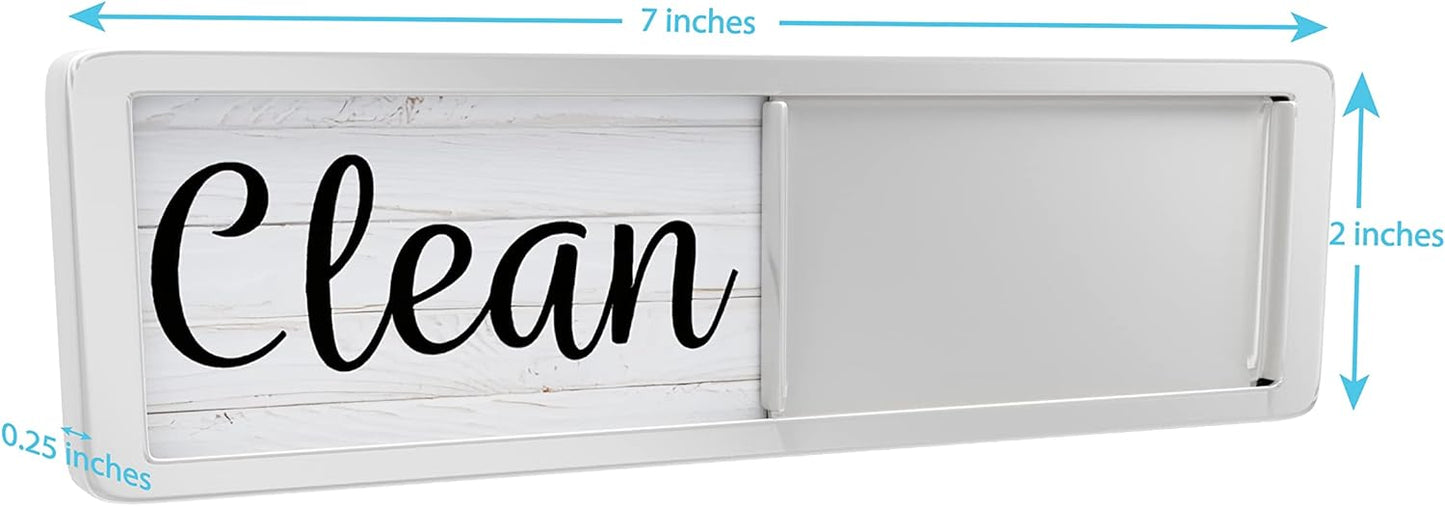 Magnetic Clean & Dirty Sign for Dishwasher, Kitchen Gifts, Rustic Farmhouse Decor, 7"x2" CA Ticaret