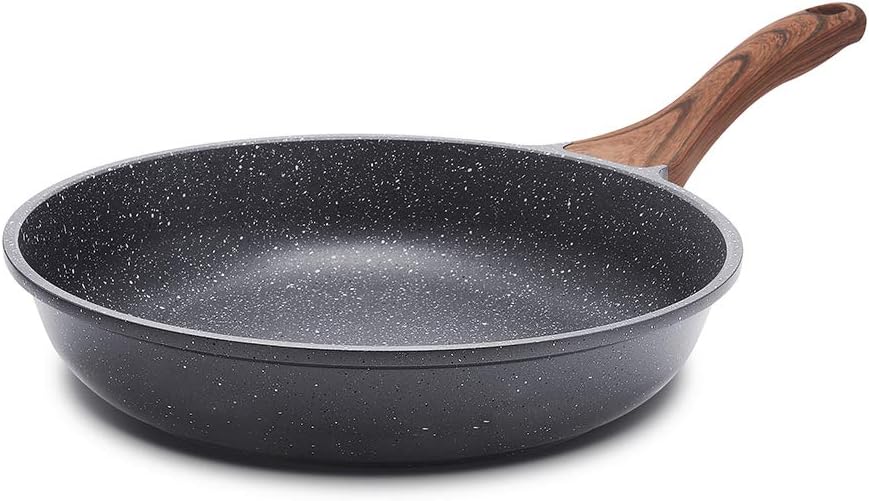 Frying Pan, Nonstick Skillet, Granite Coating, Healthy Frying Pan, (9.5") CA Ticaret