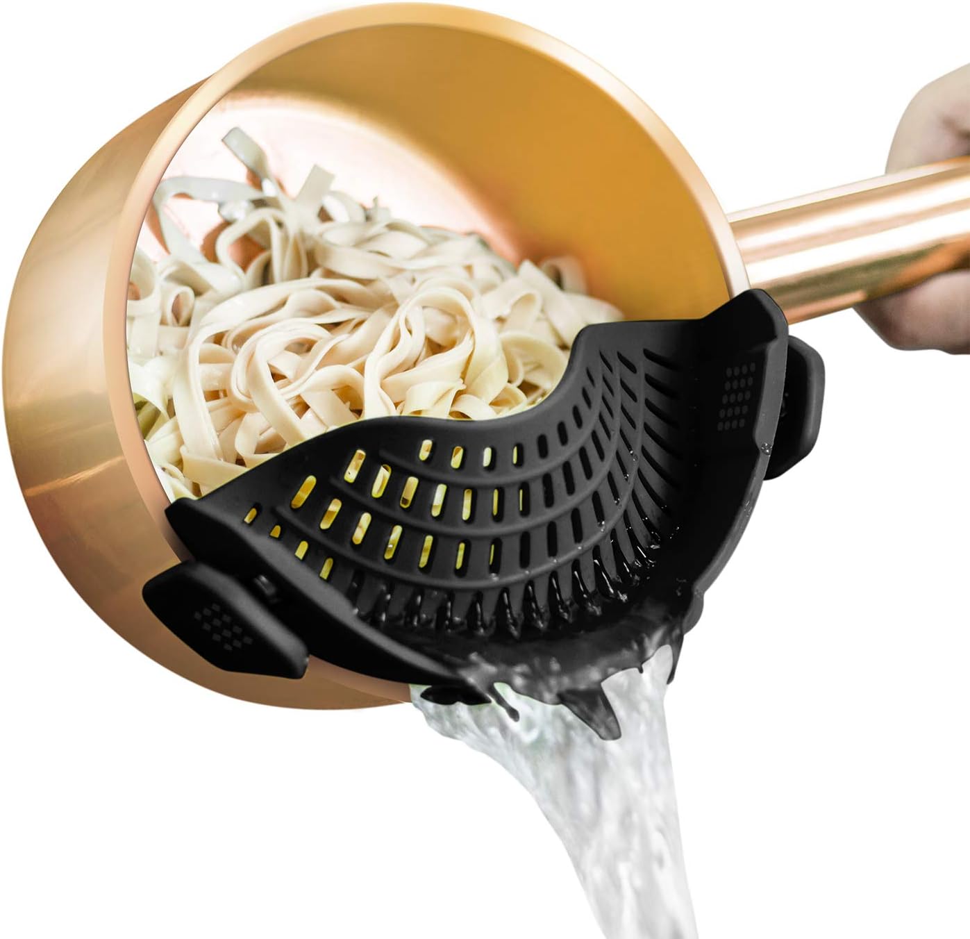 Silicone Strainer for All Pots & Pans, Clip On, Kitchen Gifts CA Ticaret