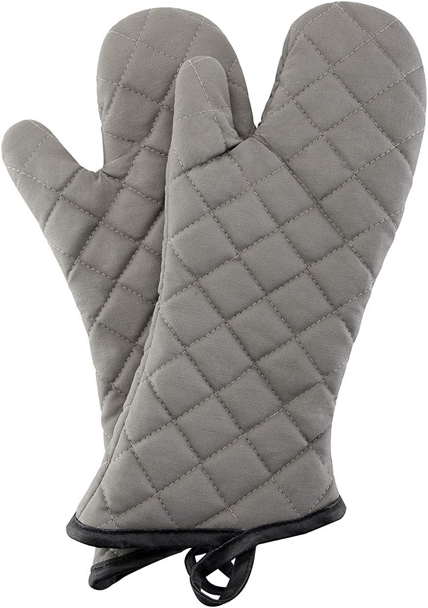 Oven Gloves, Heat Resistant Kitchen Oven Gloves, Extra Long Gloves (16"L x 6.7"W) CA Ticaret