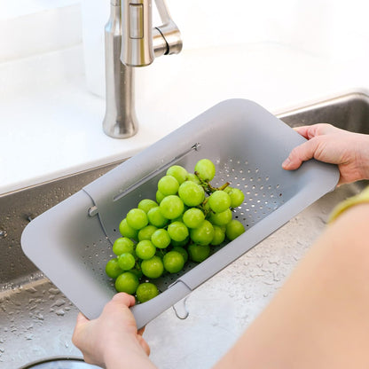 Expandable Basket Strainer for Over The Sink, 14" to 19" CA Ticaret