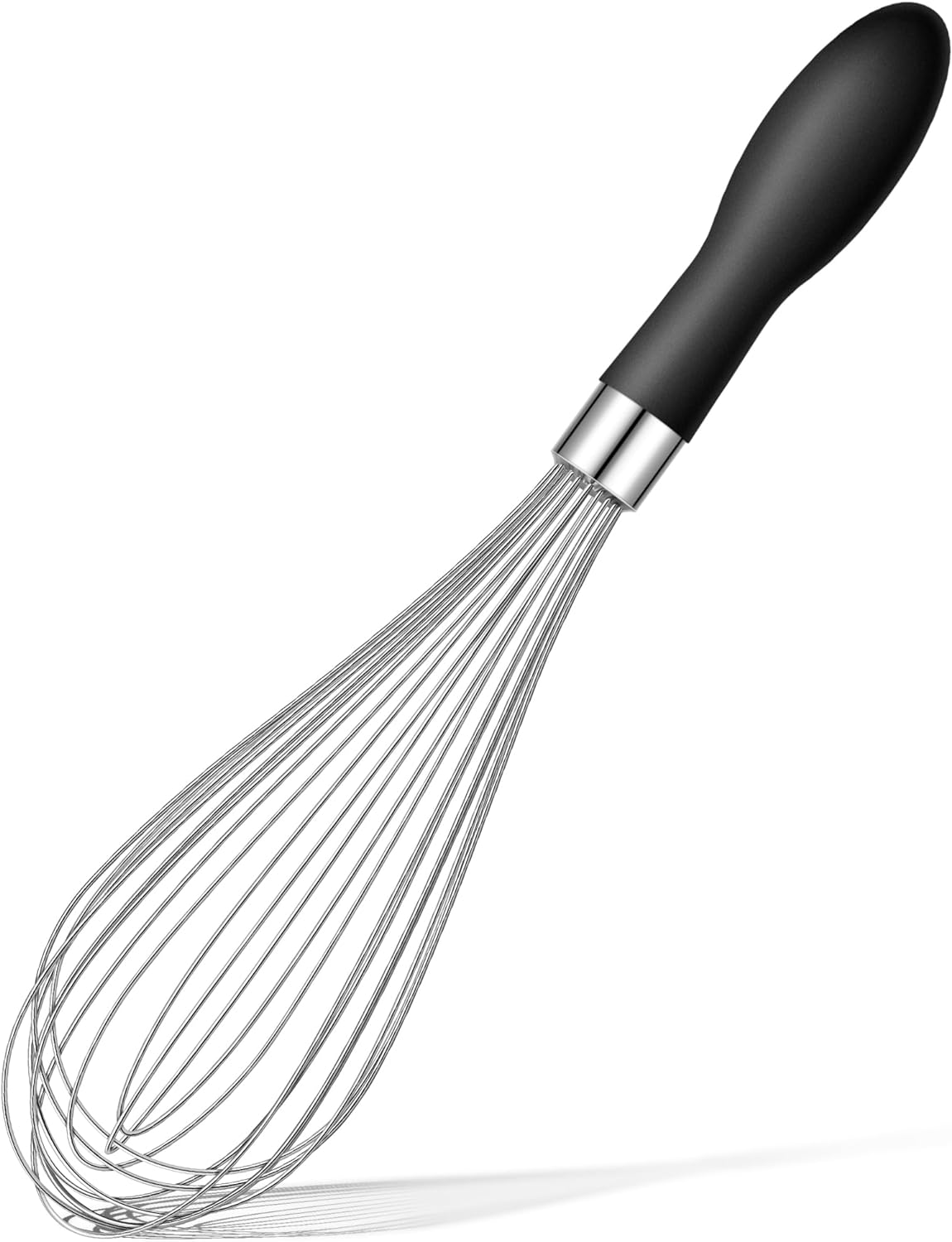 Balloon Whisk, Stainless Steel, Dishwasher Safe, Soft Handle, 12" CA Ticaret